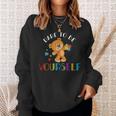 Dare To Be Yourself Bear Autism Puzzle Pieces Kids Gifts Sweatshirt Gifts for Her