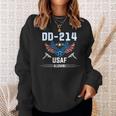 Dd-214 Us Air Force Alumni Us Flag Usaf Proud Air Force Sweatshirt Gifts for Her
