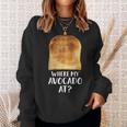 Delicious Toast Bread Vegetarian Costume Christmas Gag Sweatshirt Gifts for Her