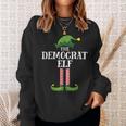 Democrat Elf Matching Family Group Christmas Party Sweatshirt Gifts for Her