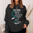 The Devil- Cervical Cancer Awareness Supporter Ribbon Sweatshirt Gifts for Her