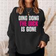 Ding Dong Divorce Quote Party Sweatshirt Gifts for Her