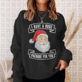 Dirty Christmas Naughty Raunchy For Package Sweatshirt Gifts for Her