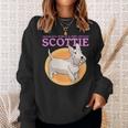 Dog Scottish Terrier Mom Of A Spoiled Scottie Dog Owner Scottish Terrier Sweatshirt Gifts for Her