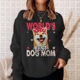 Dog Shiba Inu Womens Worlds Best Shiba Inu Dog Mom Funny Mothers Day Sweatshirt Gifts for Her
