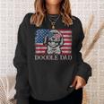 Doodle Dad Goldendoodle Dog American Flag 4Th Of July Gift For Mens Sweatshirt Gifts for Her