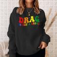 Drag Is Not A Crime Lgbt Gay Pride Equality Drag Queen Sweatshirt Gifts for Her