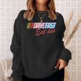 Drive Fast Eat Ass Vintage Retro Formula Racing Sweatshirt Gifts for Her