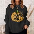 Drum-Mer Pumpkin Band Rock Music Lover Cool Musician Sweatshirt Gifts for Her