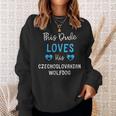 This Dude Loves His Czechoslovakian Wolfdog Sweatshirt Gifts for Her