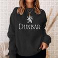 Dunbar Clan Scottish Family Name Scotland Heraldry Sweatshirt Gifts for Her