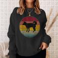 East Siberian Laika Dog Silhouette Pet Lovers Vintage Retro Sweatshirt Gifts for Her