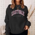 Eastvale California Ca Varsity Style Pink Text Sweatshirt Gifts for Her