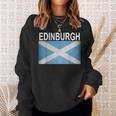 Edinburg Scotland Flag Artistic City Sweatshirt Gifts for Her