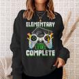 Elementary Level Complete Gamer Graduation Video Games Boys Sweatshirt Gifts for Her