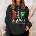 Elf Family Christmas Matching Pajamas Xmas Elf Squad Sweatshirt Gifts for Her