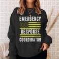 Emergency Response Coordinator 911 Operator Dispatcher Sweatshirt Gifts for Her