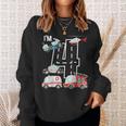 Emergency Vehicles 4Th Birthday Fire Truck Police Car Boys Sweatshirt Gifts for Her
