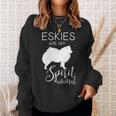 Eskie American Eskimo Dog Spirit Animal J000267 Sweatshirt Gifts for Her