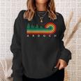Evergreen Vintage Stripes Ardoch North Dakota Sweatshirt Gifts for Her