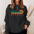 Evergreen Vintage Stripes Attalla Alabama Sweatshirt Gifts for Her