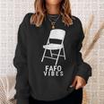 Fafo Vibes Montgomery 2023 Trending Find Out White Chair Sweatshirt Gifts for Her