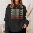 Falfurrias Texas Falfurrias Tx Retro Vintage Text Sweatshirt Gifts for Her
