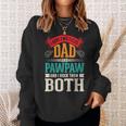 Fathers Day Two Titles Dad And Paw Paw Father Grandpa Sweatshirt Gifts for Her