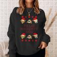 Feliz Naughty Dog Ugly Christmas Sweater-Style Sweatshirt Gifts for Her