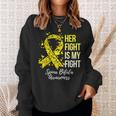 Her Fight Is My Fight Spina Bifida Awareness Sweatshirt Gifts for Her