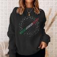 Flute Musician Music Lover Treble Clef Italian Flutist Sweatshirt Gifts for Her