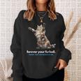 Forever Your Furball Thank You For Rescuing Me Cat Sweatshirt Gifts for Her