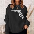 Fort Lauderdale Pembroke Pines Area Code 954 Florida Sweatshirt Gifts for Her