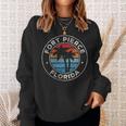 Fort Pierce Florida Fl Vintage Graphic Retro 70S Sweatshirt Gifts for Her