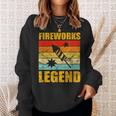 Fourth Of July Fireworks Legend Funny Independence Day 1776 Sweatshirt Gifts for Her