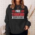 Free Thinking Survivor Sweatshirt Gifts for Her