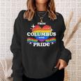 From Columbus With Pride Lgbtq Gay Lgbt Homosexual Sweatshirt Gifts for Her
