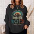 10 Year Old August 2013 Vintage 10Th Birthday Boy Sweatshirt Gifts for Her