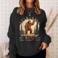 Funny Bigfoot Sasquatch Vintage Style Sasquatch Funny Gifts Sweatshirt Gifts for Her