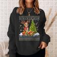Christmas Lights Beagle Dog Xmas Ugly Sweater Sweatshirt Gifts for Her
