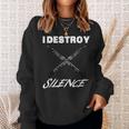 Cor Anglais I Destroy Silence New Year Sweatshirt Gifts for Her