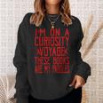 Im On A Curiosity Voyage Book Lover Nerd Quote Sweatshirt Gifts for Her