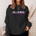 Funny Dna Heart Lgbt Gay Pride Flag Month Lgbtq Asexual Sweatshirt Gifts for Her