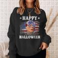 Funny Joe Biden Happy Halloween Confused 4Th Of July 2023 Sweatshirt Gifts for Her