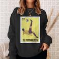 Funny Mexican Soccer Design - El Futbolista Sweatshirt Gifts for Her