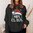 Mrs Claus Santa Christmas Matching Couple Pajama Sweatshirt Gifts for Her