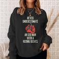 Funny Never Underestimate An Old Man With Boxing Gloves Sweatshirt Gifts for Her