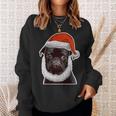 Pug Christmas Ugly Sweater For Pug Dog Lover Sweatshirt Gifts for Her