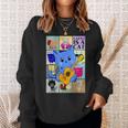 Retro Karma Is A Cat The Eras Cat Day Cat Owners Sweatshirt Gifts for Her