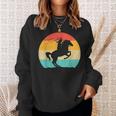 Funny Retro Western Cowgirl Gift For Girl Horse Riding Women Sweatshirt Gifts for Her